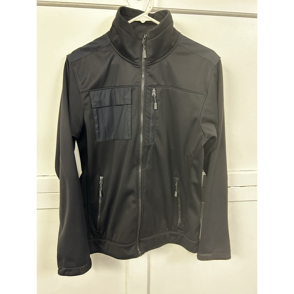 Moosejaw Black Technical Softshell‎ Jacket - Men's Small - Full Zip Gorpcore
